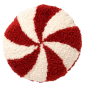 Preview: Textino Weihnachtskissen 'Candy Pop' 36 x 36 cm Rot